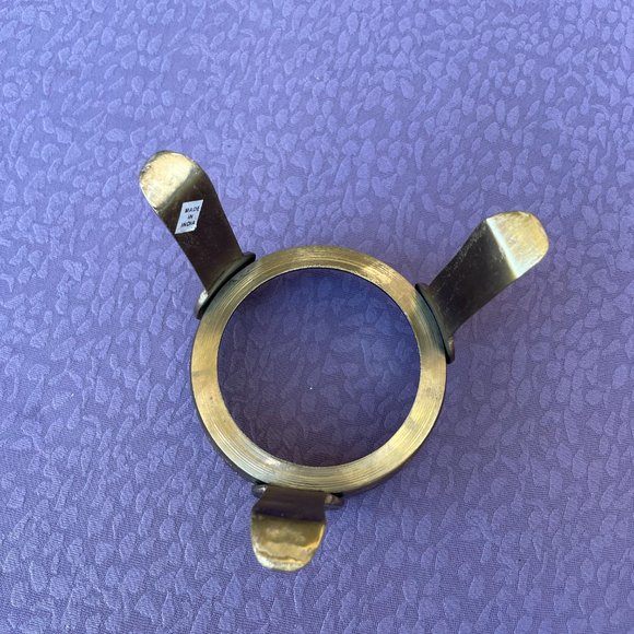 Vintage Brass Small Vase Holder - Picture 8 of 8